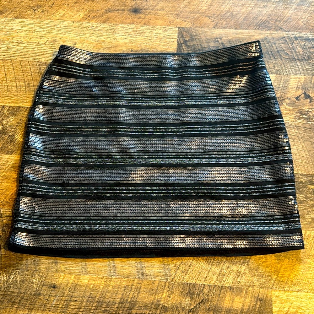Express Sequin Mini Skirt - 4